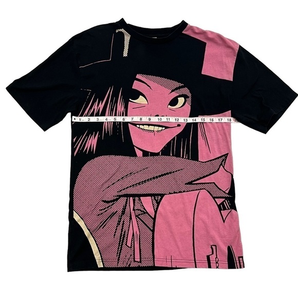 GFOOT Limited Edition Gorillas Pink Black Noodle Graphic T-shirt RARE Size Small - Picture 8 of 12